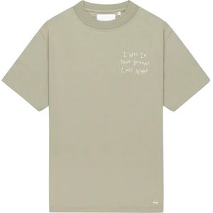 Croyez homme T-shirt groen (Maat: XL) - Tekst - Halslijn: Ronde hals,