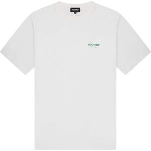 Quotrell T-shirt ecru (Maat: XL) - Tekst - Halslijn: Ronde hals,