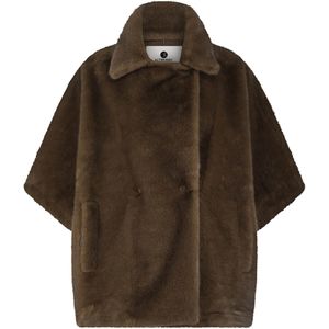 Alter Ego Dames jas bruin (Maat: XS) - Effen