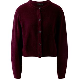 OUI Vest bordeaux (Maat: 42) - Effen - Halslijn: Ronde hals,