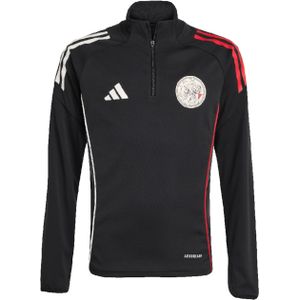 Adidas Trui zwart (Maat: 164) - Halslijn: Opstaande kraag met rits,
