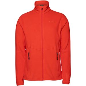 Tenson Heren vest rood (Maat: 3XL) - Effen - Halslijn: Opstaande kraag,