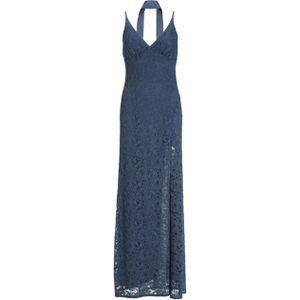 Swing Jurk blauw (Maat: 34) - Effen - Halslijn: V-hals,