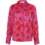 Pom Amsterdam - Blouse lange mouw - Roze - SP9382
