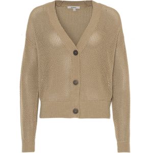 Garcia Vest beige (Maat: S) - Effen - Halslijn: V-hals,