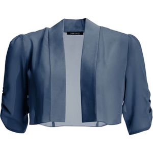 Swing Jas blauw (Maat: 42) - Effen