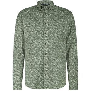 Bluefields - Heren Overhemd - Groen - Lange Mouw