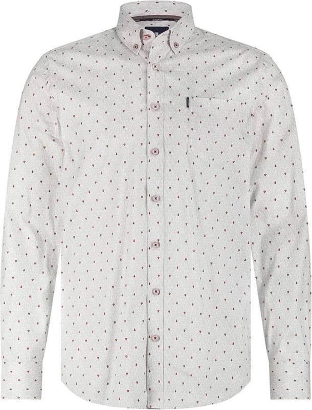 State of Art - Heren Overhemd - Grijs - Lange Mouw