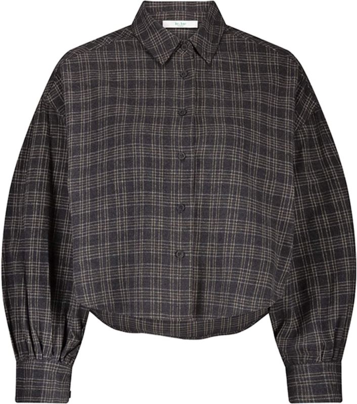 By-Bar Amsterdam - Blouse lange mouw - Bruin - 25512006 SARAH