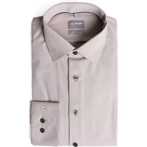 OLYMP Luxor 24/Seven Overhemd, comfort fit, New Kent, Nougat