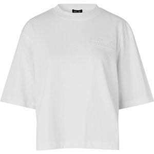 Baum und Pferdgarten T-shirt wit (Maat: L) - Effen - Halslijn: Ronde hals,