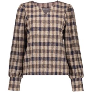 Geisha - Top - Bruin - Dessin