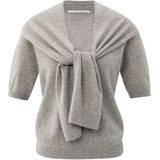 YAYA - 01-000496-509 - Pullover - Grijs - Korte Mouw