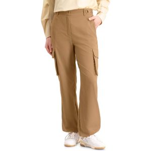 YAYA Wide leg cargo trousers beige (Maat: 38)