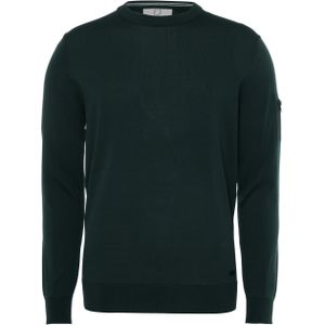 Born with appetite Heren trui groen (Maat: M) - Effen - Halslijn: Ronde hals,