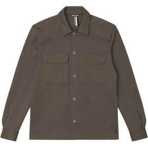 Antony Morato Jongens overhemd lange mouw groen (Maat: 176) - Effen