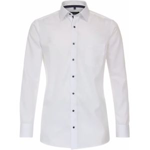 Casa Moda Overhemd lange mouw wit (Maat: 43)