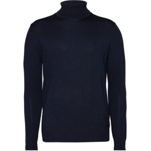 Born with appetite Heren coltrui blauw (Maat: M) - Mélange - Halslijn: Col,