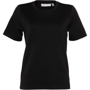 InWear T-shirt zwart (Maat: 3XL) - Effen - Halslijn: Ronde hals,