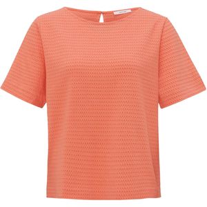 OPUS T-shirt oranje (Maat: 40) - Effen - Halslijn: Ronde hals,