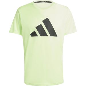 Adidas T-shirt groen (Maat: XS) - Logo - Halslijn: Ronde hals,