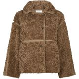 Neo Noir Dames jas beige (Maat: 34) - Effen