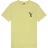 Kultivate T-shirt geel (Maat: M) - Fotoprint - Halslijn: Ronde hals,