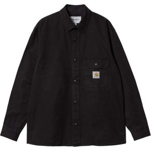 Carhartt WIP Overhemd lange mouw zwart (Maat: L) - Effen