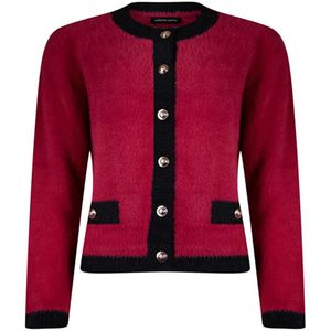 Roberto Sarto Vest rood (Maat: 40) - Effen - Halslijn: Ronde hals,