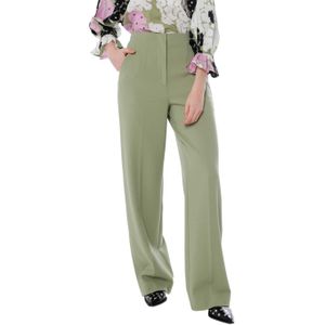 Essentiel Antwerp Fermission wide leg pants groen (Maat: 36)