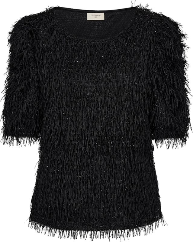 FREE/QUENT - MARLIN - Damespullover - Met Franjes - Ronde Hals