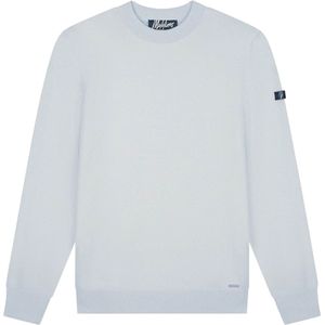 Malelions Heren trui grijs (Maat: XS) - Effen - Halslijn: Ronde hals,