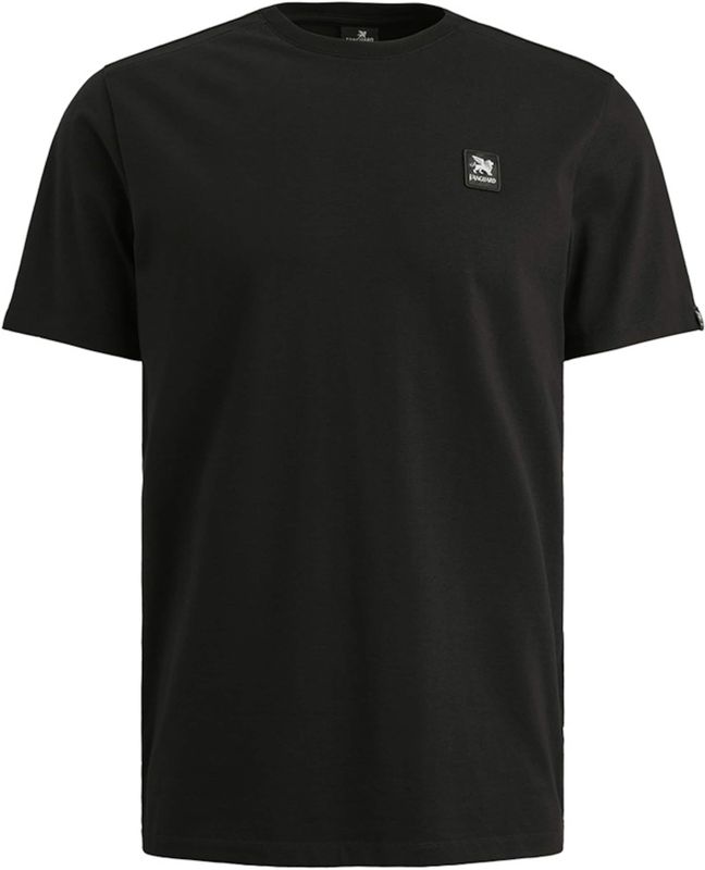 Vanguard - Heren T-shirt - Zwart - Effen - Korte Mouwen