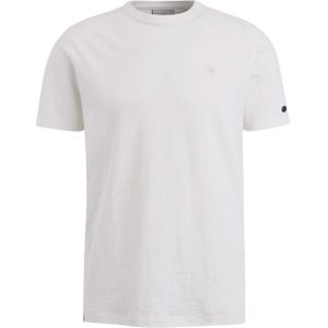Cast Iron T-shirt wit (Maat: M) - Effen - Halslijn: Ronde hals,