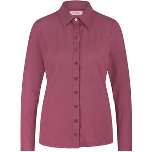 Studio Anneloes Dames blouse roze (Maat: XS) - Effen - Halslijn: Polokraag,