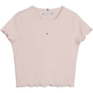 Tommy Hilfiger T-Shirt roze (Maat: 176) - Halslijn: Ronde hals,