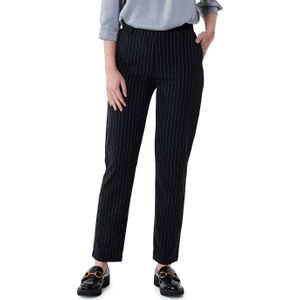 &Co Woman POSIE  STRIPE TRAVEL broek zwart (Maat: XL)