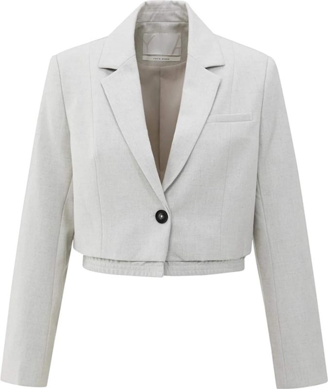 YAYA - Blazer - Zand - Cropped