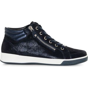 Ara Om-st-high-soft veterschoen blauw (Maat: 8 US)