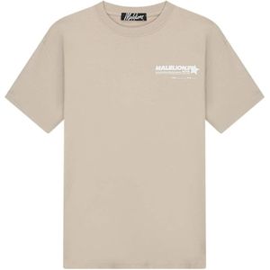 Malelions T-shirt beige (Maat: S)