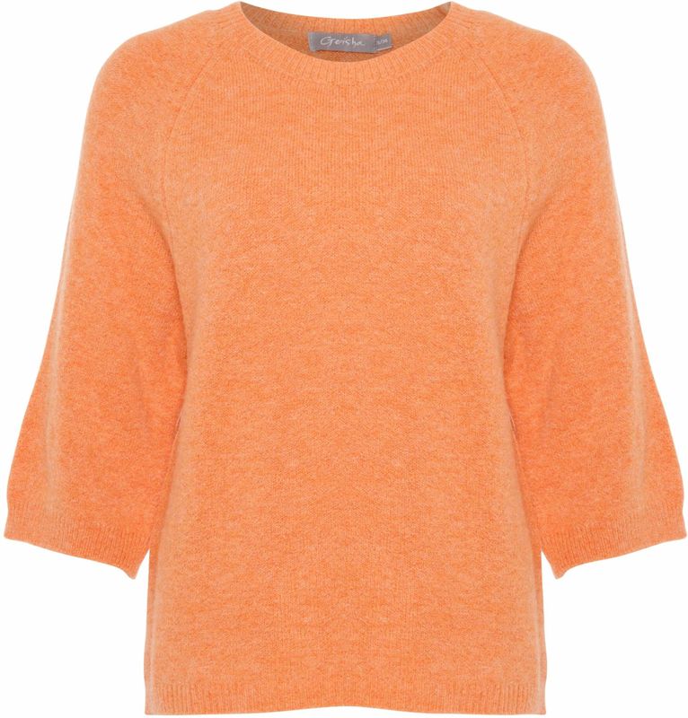 Geisha - Pullover 3/4 Mouw - Oranje - Dames