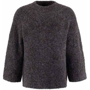 Moscow Dames trui bruin (Maat: XL) - Mélange - Halslijn: Ronde hals,