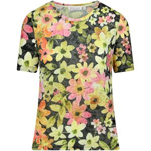 Bicalla T-shirt multicolor (Maat: L) - Halslijn: Kraag,