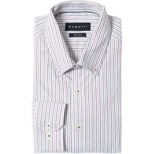 Bugatti - Chemise - Blauw - Katoen