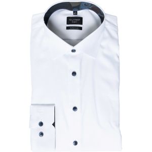 OLYMP - No. Six - Overhemd - Wit - Super Slim Fit