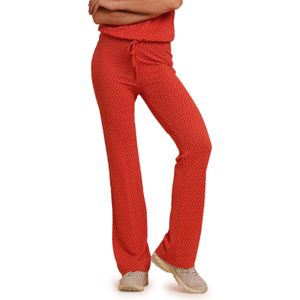 Geisha Pants tricot oranje (Maat: XL)