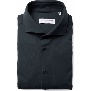 John Miller Heren overhemd lange mouw groen (Maat: 39) - Effen