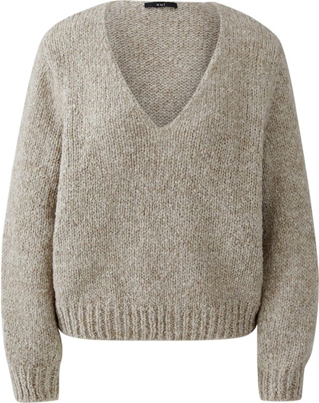 Regular fit pullover met wol en mohair