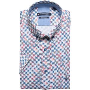 Giordano Overhemd korte mouw multicolor (Maat: XL)