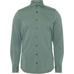 Pure Overhemd lange mouw groen (Maat: 38) - Effen